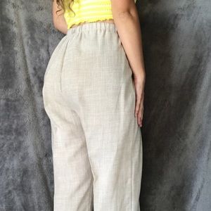 SALE💛Vintage Tan loose High Waisted Tan Pants